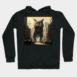 The count Catzilla Hoodie